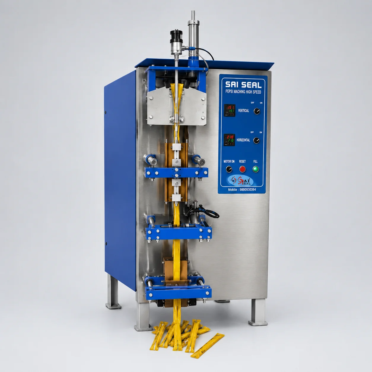 Sai Seal Pepsee Pouch Packing Machine